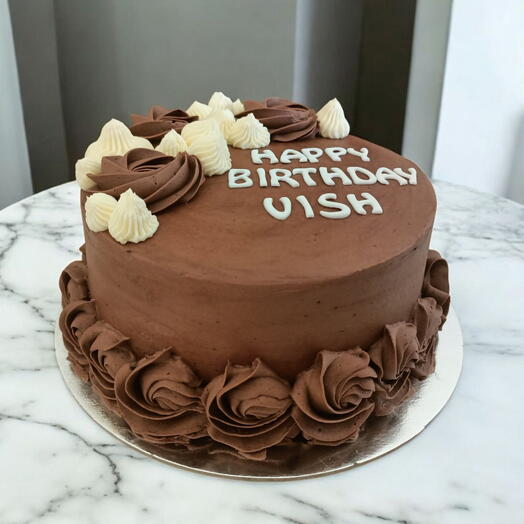 Rosettes Chocolate cake