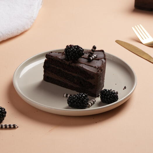 Ломтик шоколадного трюфеля без яиц