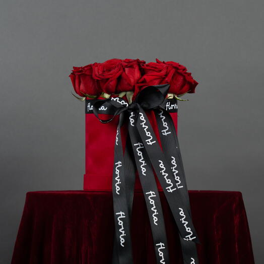 Red rose box