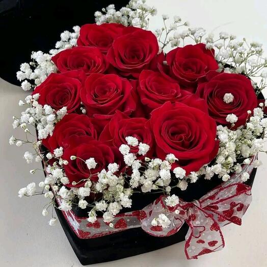 Цветы в коробке