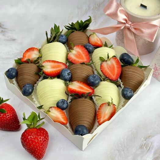 White and milky berries