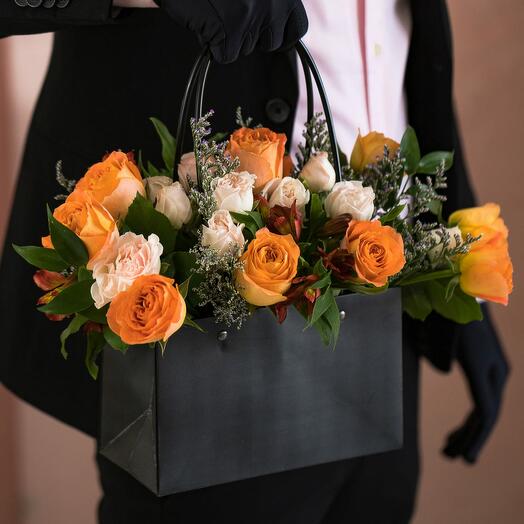 Basket Of Joy Flowers
