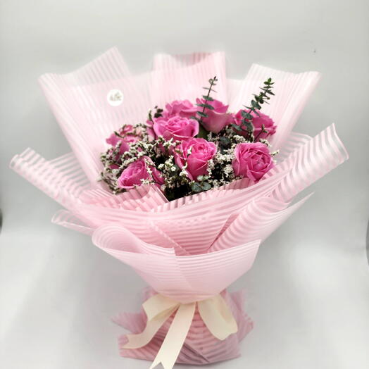 Bouquet d'amour rose