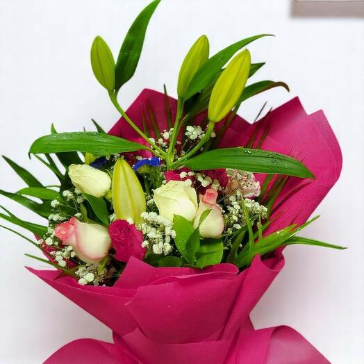 Un bouquet de fleurs plein de vie