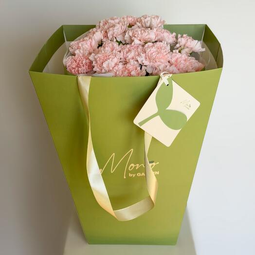 Pink carnations (20 pcs)