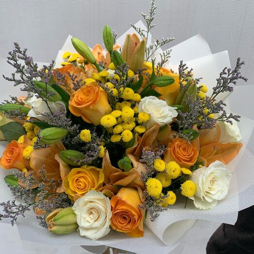 Букет цветов для скорейшего выздоровления