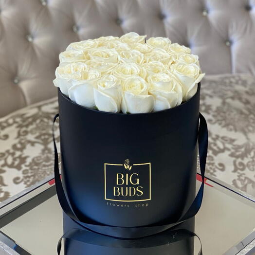 BBF Белые розы Yelena Коробка