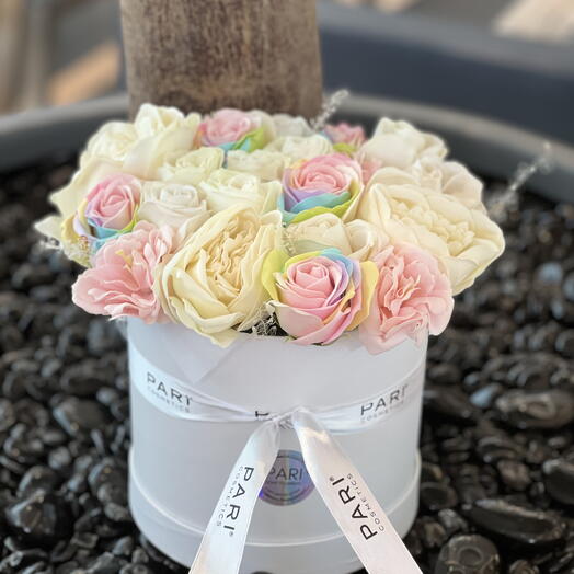 Rainbow mix white box