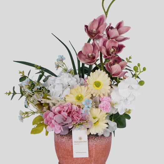 Цветочный с орхидеей