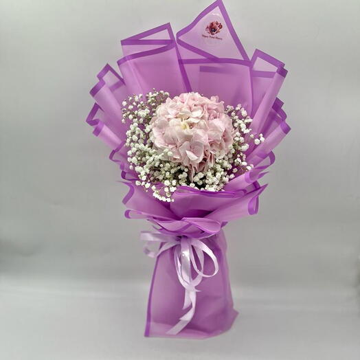 Pink Hydrangea Small Bouquet HPF228