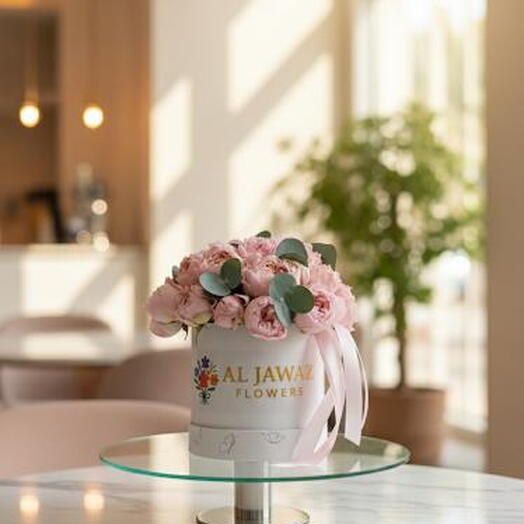 Pivoine Rose - Mini Boîte Rose Julietta