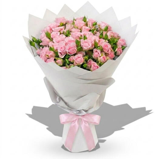 Мама - букет розовых роз