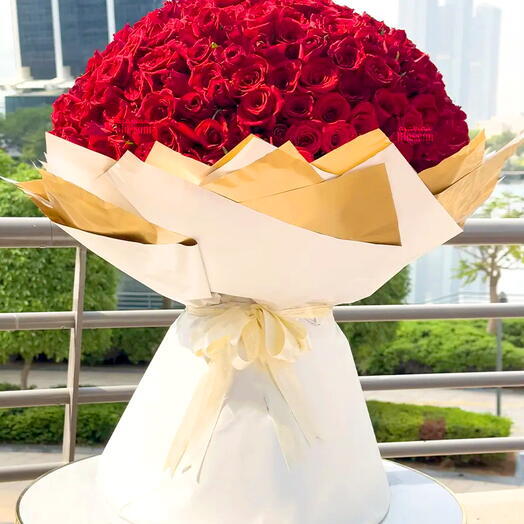 300 Premium Red Roses