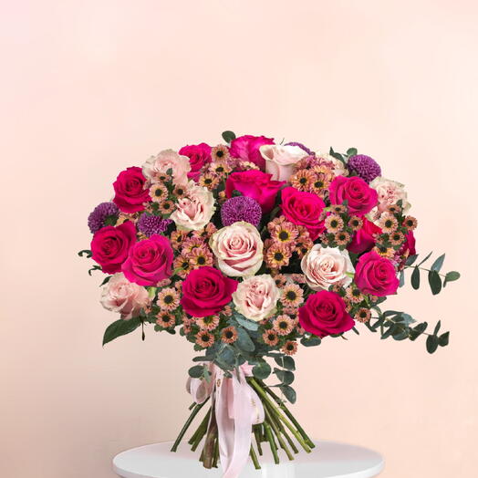 MERLOT FLOWER BOUQUET