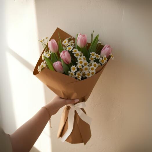 Микс тюльпанов Закат