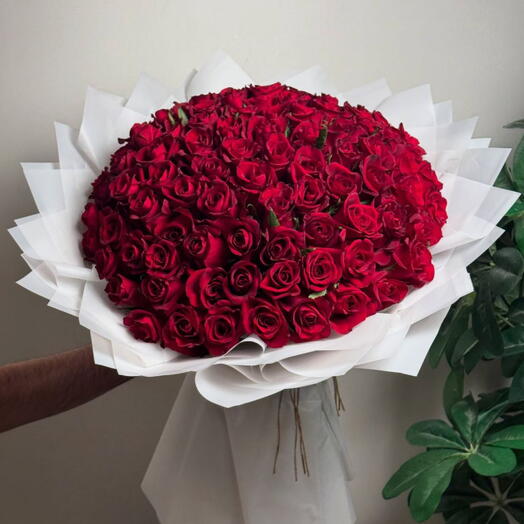101 Red Roses Luxury Bouquet XL Size
