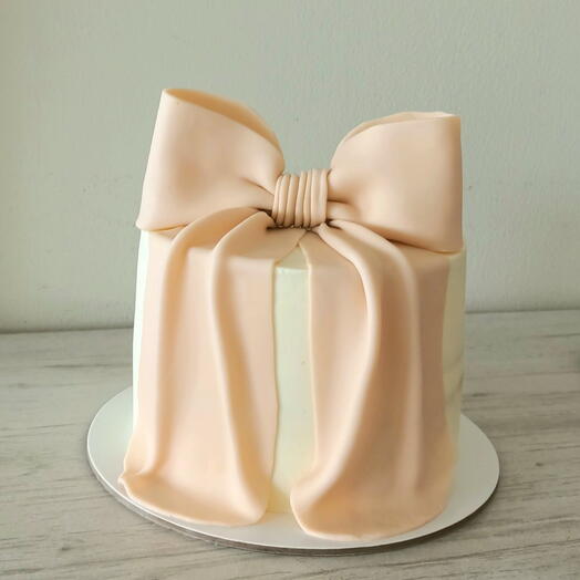 Elegant Bow cake 1