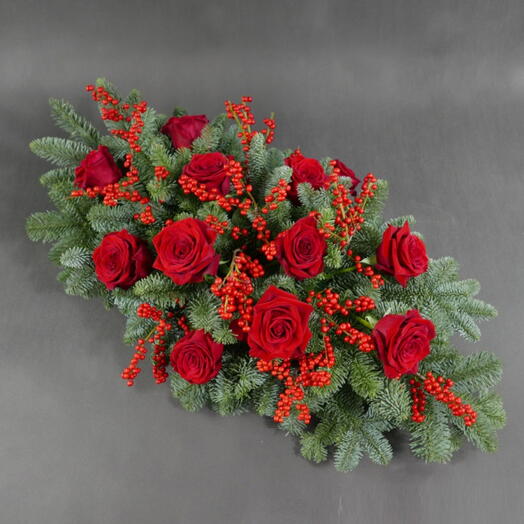 Рождественская центральная композиция -50 см