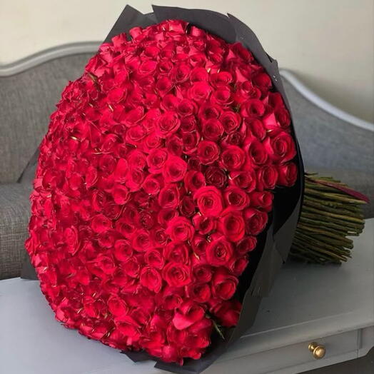 Ramo elegante de 200 rosas