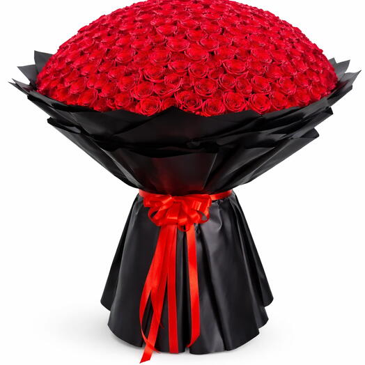 Royal bouquet 501 pieces red rose