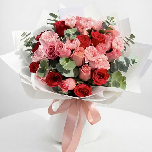 Blush   Passion Mixed Bouquet