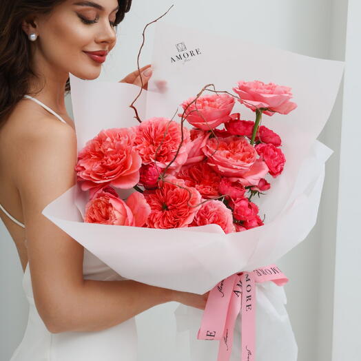 Смешанный букет из конфет