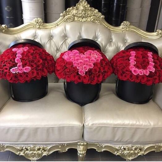 I Love you flower box-711