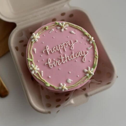 Minicake in simple design