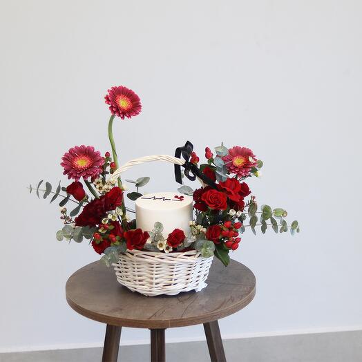 Valentine White Cake Stories