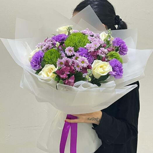 Bouquet pastel violet standard