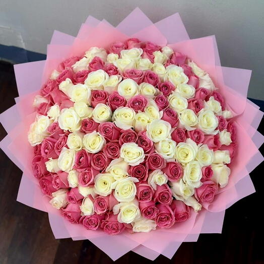 101 mix roses bouquet