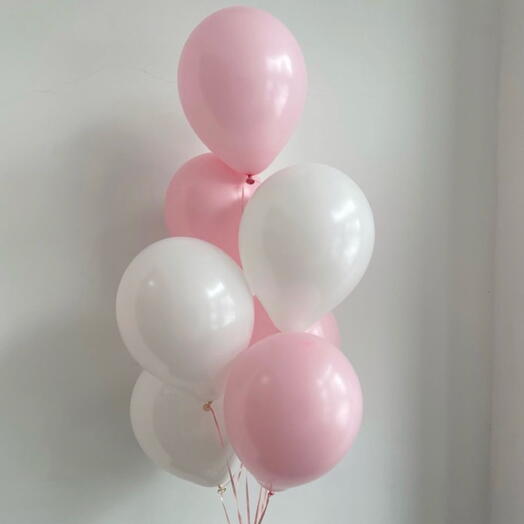 Розовый набор с шарами