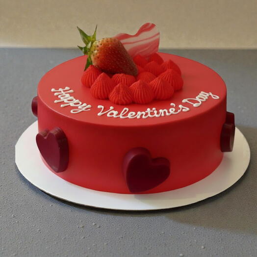 Торт «Красный бархат» на День святого Валентина