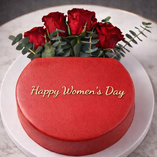 Gâteau Rose Joyeuse Journée des Femmes