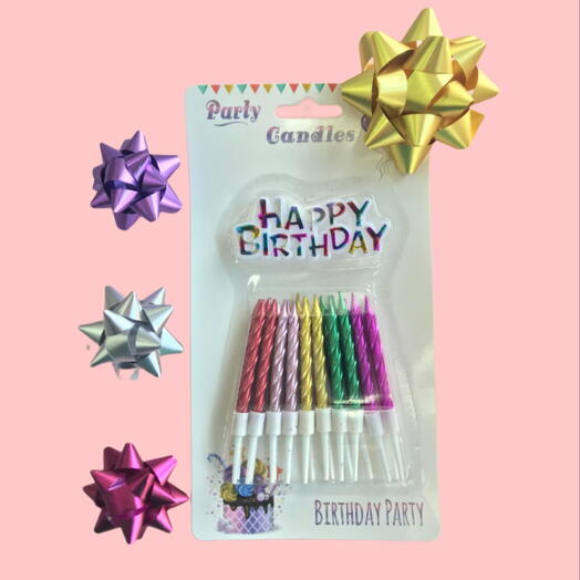 РАЗНОЦВЕТНЫЕ ДЕКОРАТИВНЫЕ СВЕЧИ