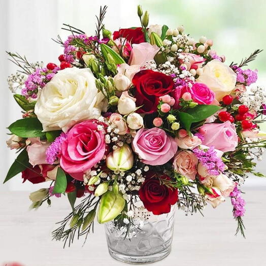 Цветы в стекле