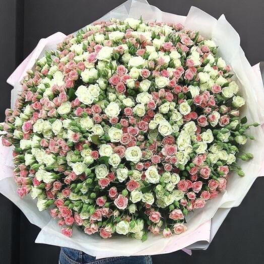 Jumbo Pastel Spray Rose Bouquet | 180 Baby Roses | Luxury Oversized Floral Gift