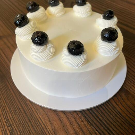 Vanilla blueberry cake