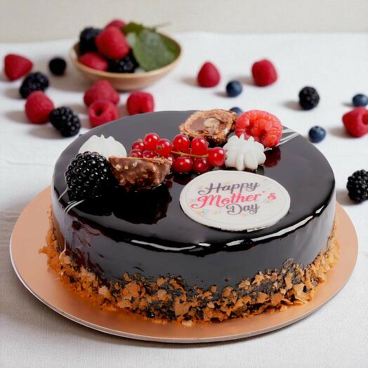 Gâteau chocolat-noisette pour la Fête des Mères