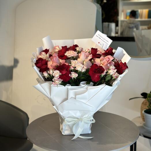 Berry Red - Valentines Flower Bouquet