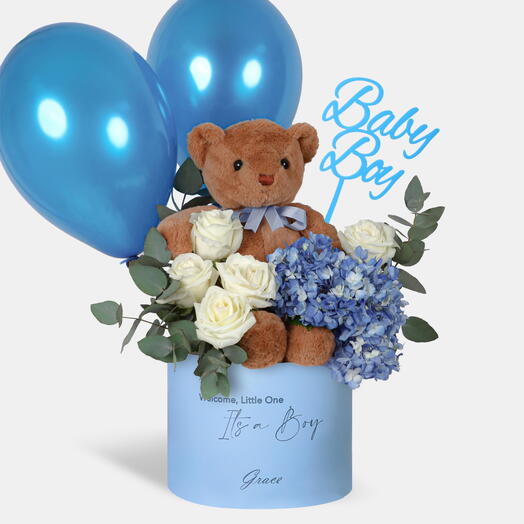 Мальчик Средний (с плюшевым мишкой)