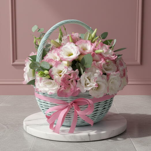 Eustomas dans le panier «Bonheur sincère»