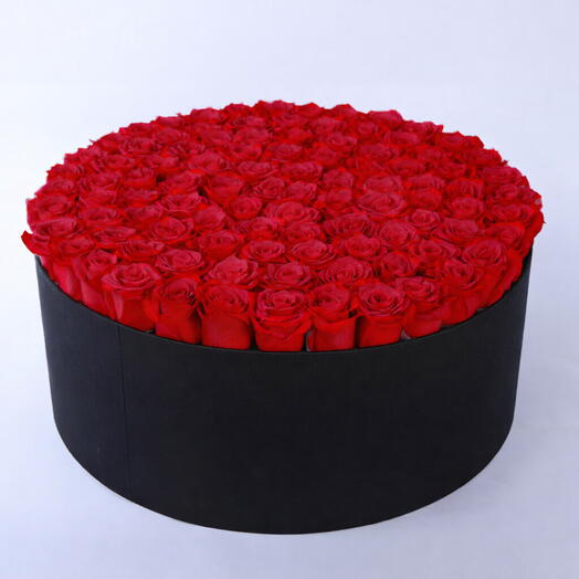 201 red roses Flowers in a box