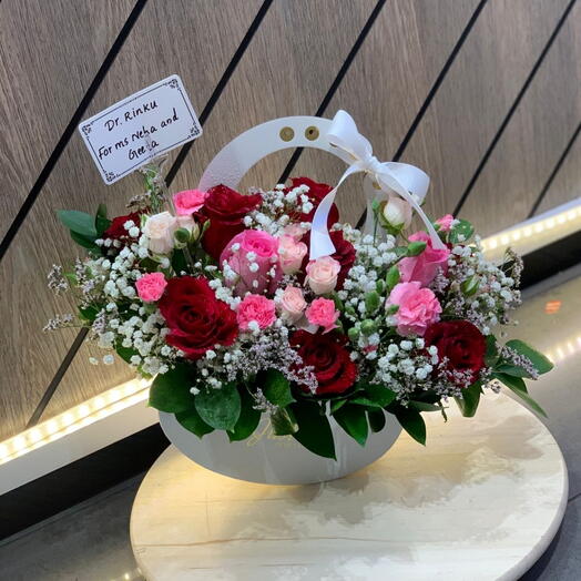 Цветы в коробке