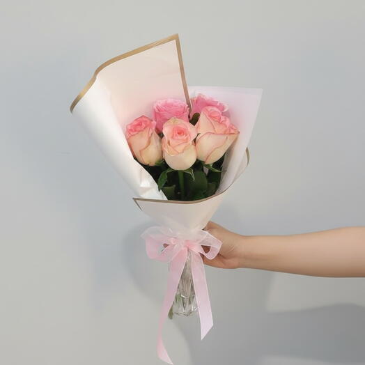 Pink Roses Bouquet