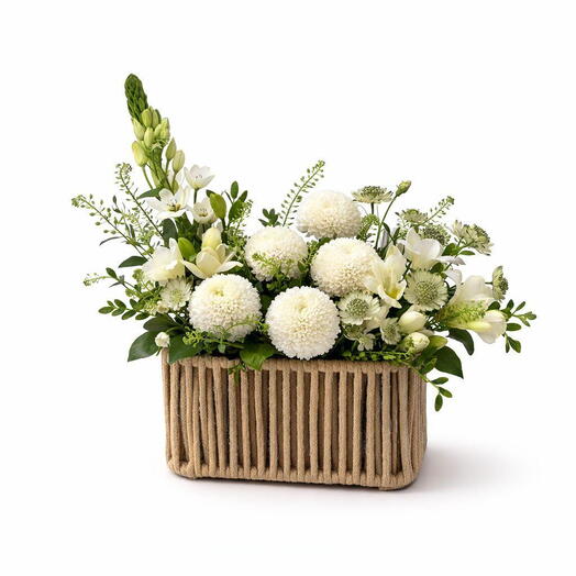 Panier sérénité jardin ivoire