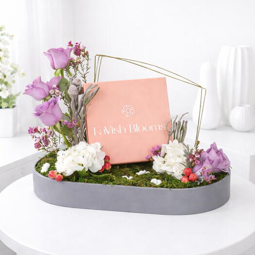 Cool Elegance Floral   Chocolate