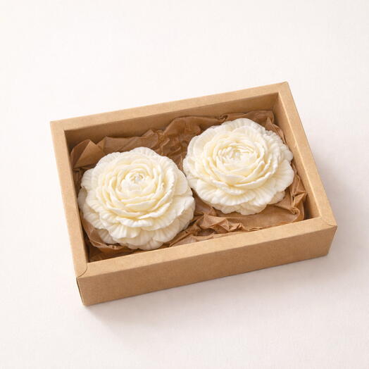 Romantic Peony Candle Gift Set