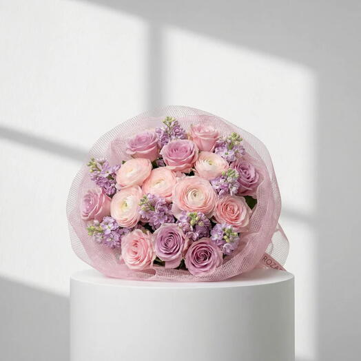 Пастельная мечта: Ранункулюс   Розовое облако