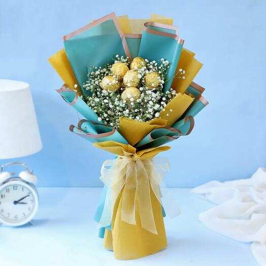 Особый элегантный шоколадный букет Ferrero